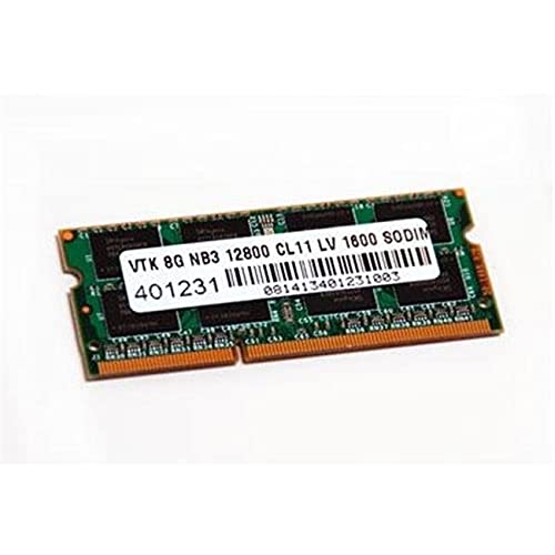 VisionTek 8GB DDR3L Low Voltage 1600 MHz (PC3-12800) CL11 SODIMM - Notebook - DDR3 RAM - 8GB 1600MHz SODIMM DDR3L - PC3-12800 Laptop Memory Module 204-pin CL 11 Unbuffered Non-ECC 1.35V Low Voltage 900642