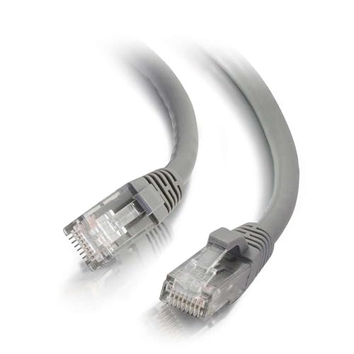 C2G 29033 Cat6 Cables- Snagless Unshielded Ethernet Network Patch Cable Multipack (50 Pack) Gray (7 Feet, 2.13 Meters) 50-Value Pack, 7 Feet/2.13 Meters Gray