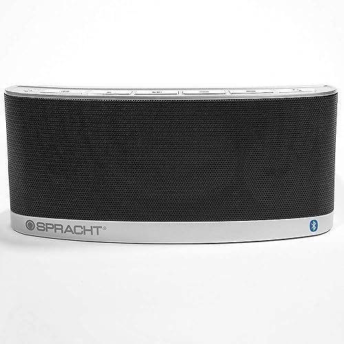 Spracht BluNote 2.0 Portable 10-Watt Wireless Bluetooth Speaker for Music and Voice Black