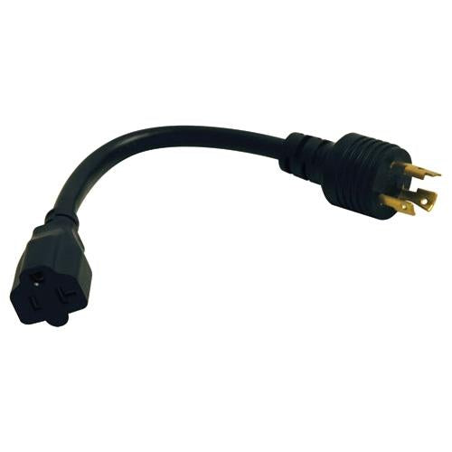 Tripp Lite 6In Power Cord Adapter Cable L5-20P To 5-20R Heavy Duty 20A 12Awg 6