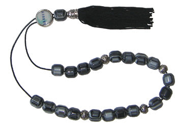 Worry Beads With Tassel - Pumice - 1 pc.