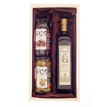The Greek Olives & Kalamata Gold Olive Oil Gift Box - 1 pc