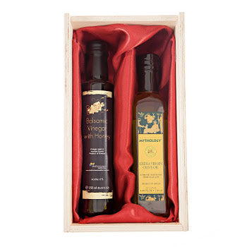 The Mythology Olive Oil & Greek Balsamac Vinegar With Honey Gift Box - 1 pc