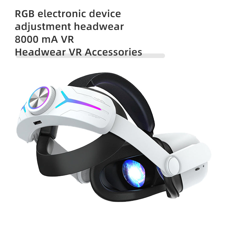 VR Head Strap With 8000 mAh Battery Earphone Compatible With Quest 3 –  MbananaVR