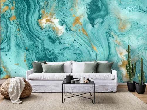 3D Marbling Marbling Fluid Self-adhesive Removeable Wallpaper Wall Mural1 1465