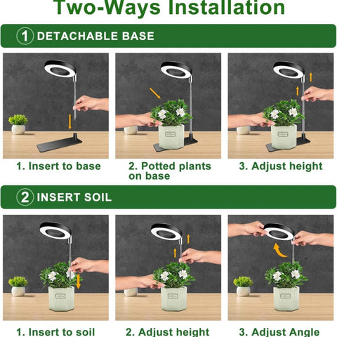 Height Adjustable Growing Lamp