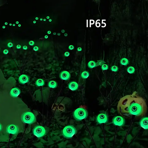LED Solar Eyeball Halloween Pathway Light