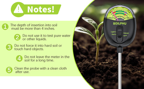 Soilphu 4 in 1 soil pointer meter