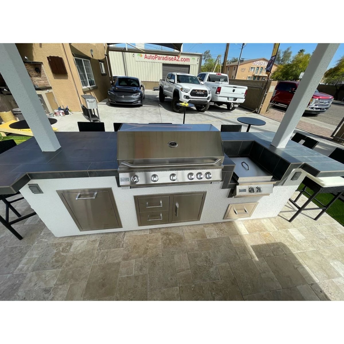 KoKoMo Grills Big Island Sports Bar Outdoor Kitchen