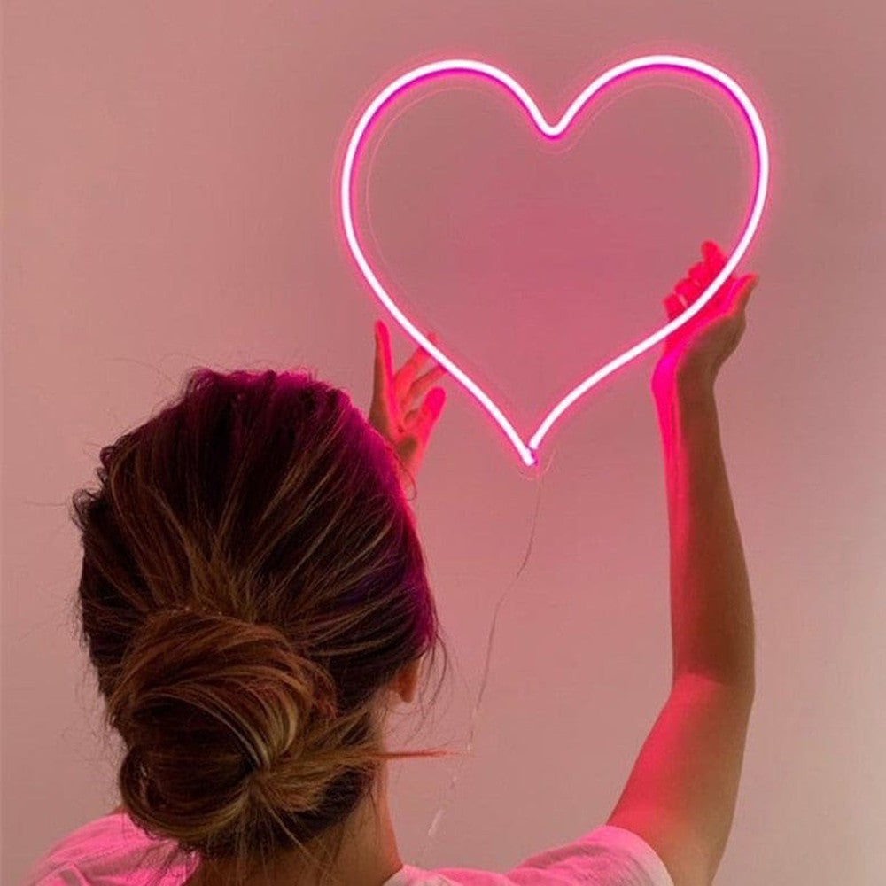 Heart Shape Neon Light