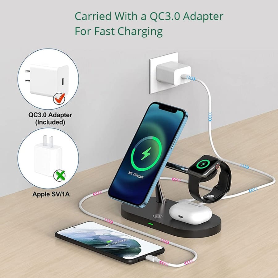 3 in 1 Magnetic iPhone Dock Station