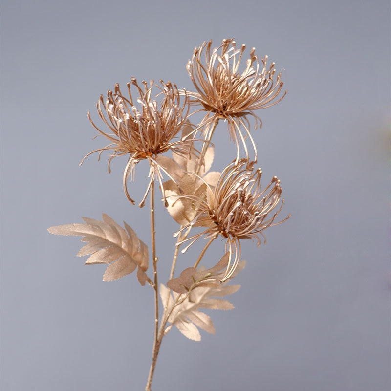 Three-pronged Gold Leaf Ginkgo Eucalyptus  Arrangement