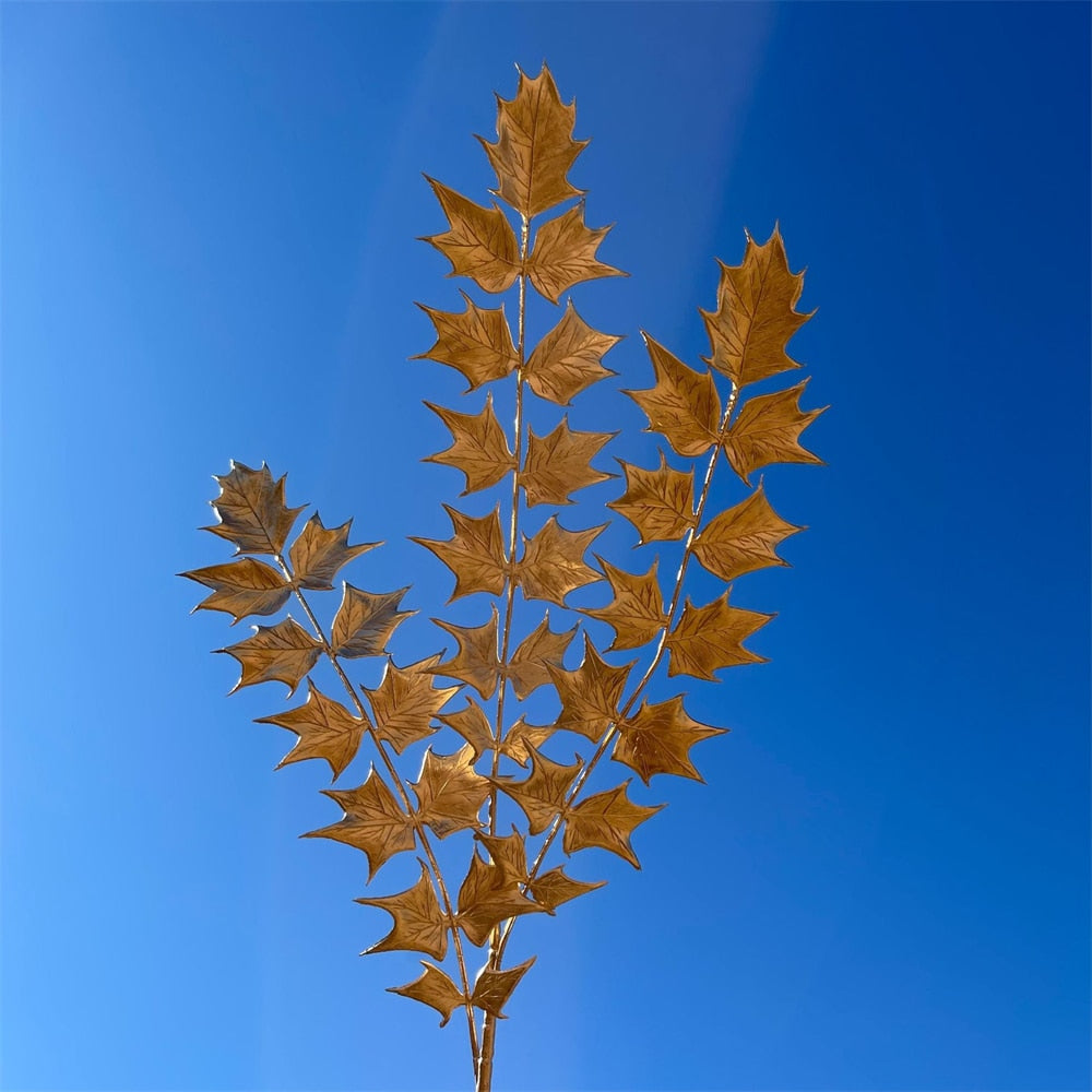 Three-pronged Gold Leaf Ginkgo Eucalyptus  Arrangement