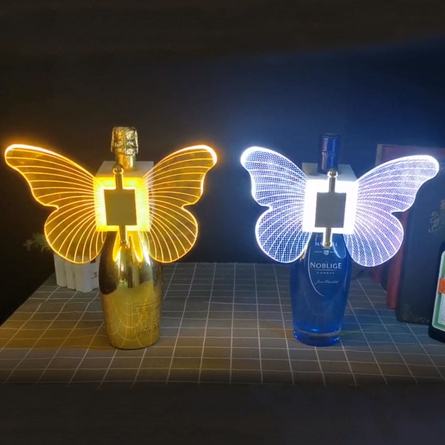 Butterfly Wing Light for Bottles