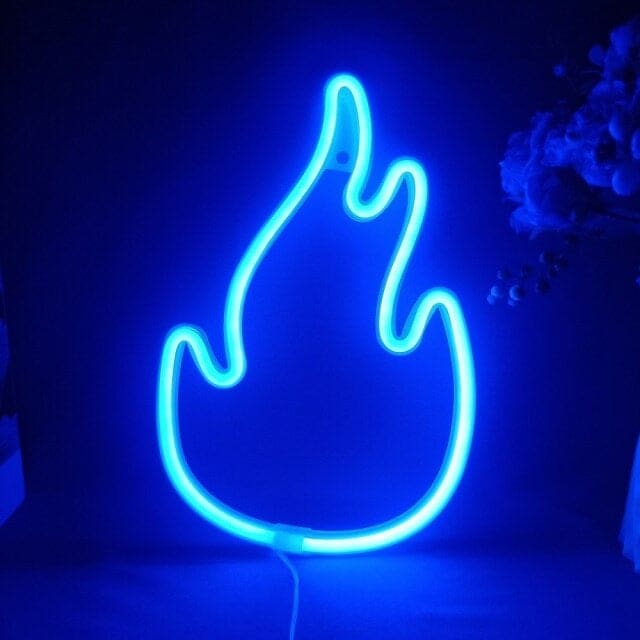 Fire Flame Neon Light