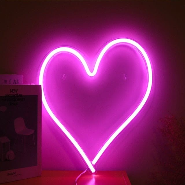 Heart Shape Neon Light