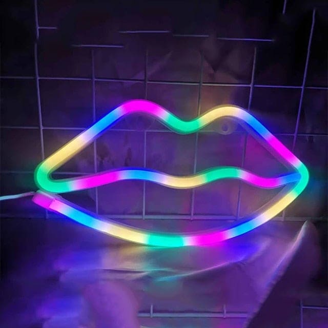 Lips Neon Light