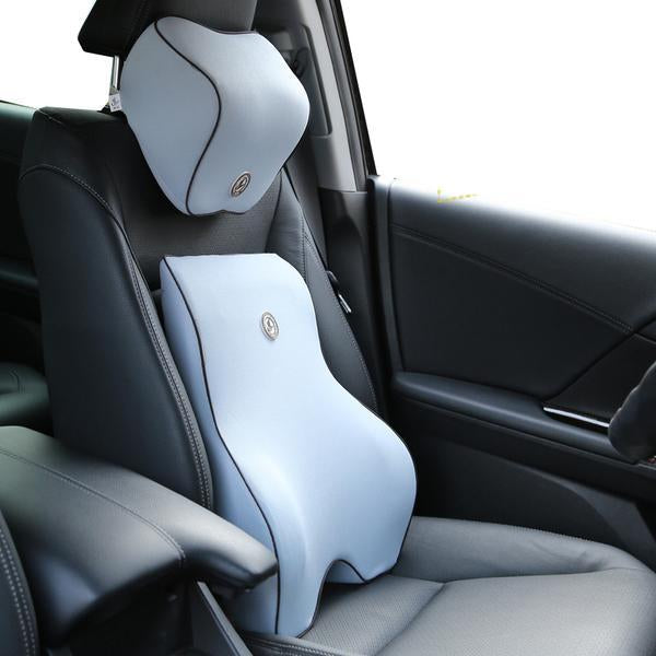 Car Lumbar Support with Head Rest Pillow