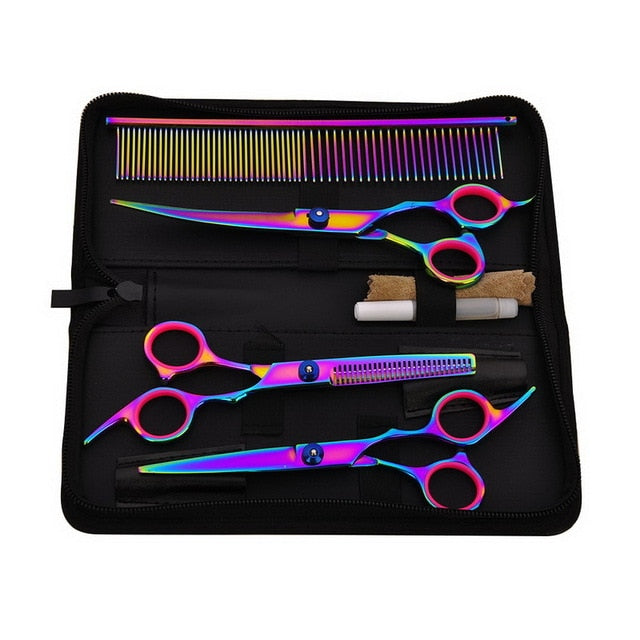 Premium Hair Cutting Scissors And Comb Set