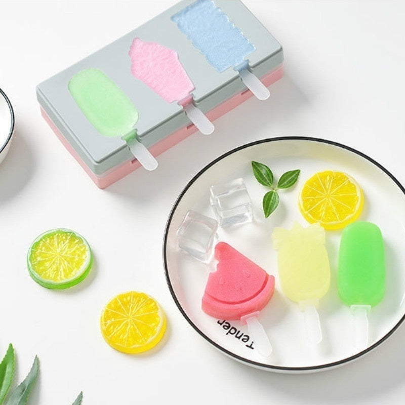 Cartoon Ice Pop Moulds