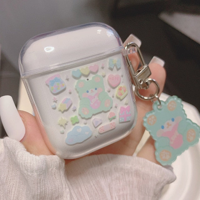 Teddy Bear Cookie Airpod Case