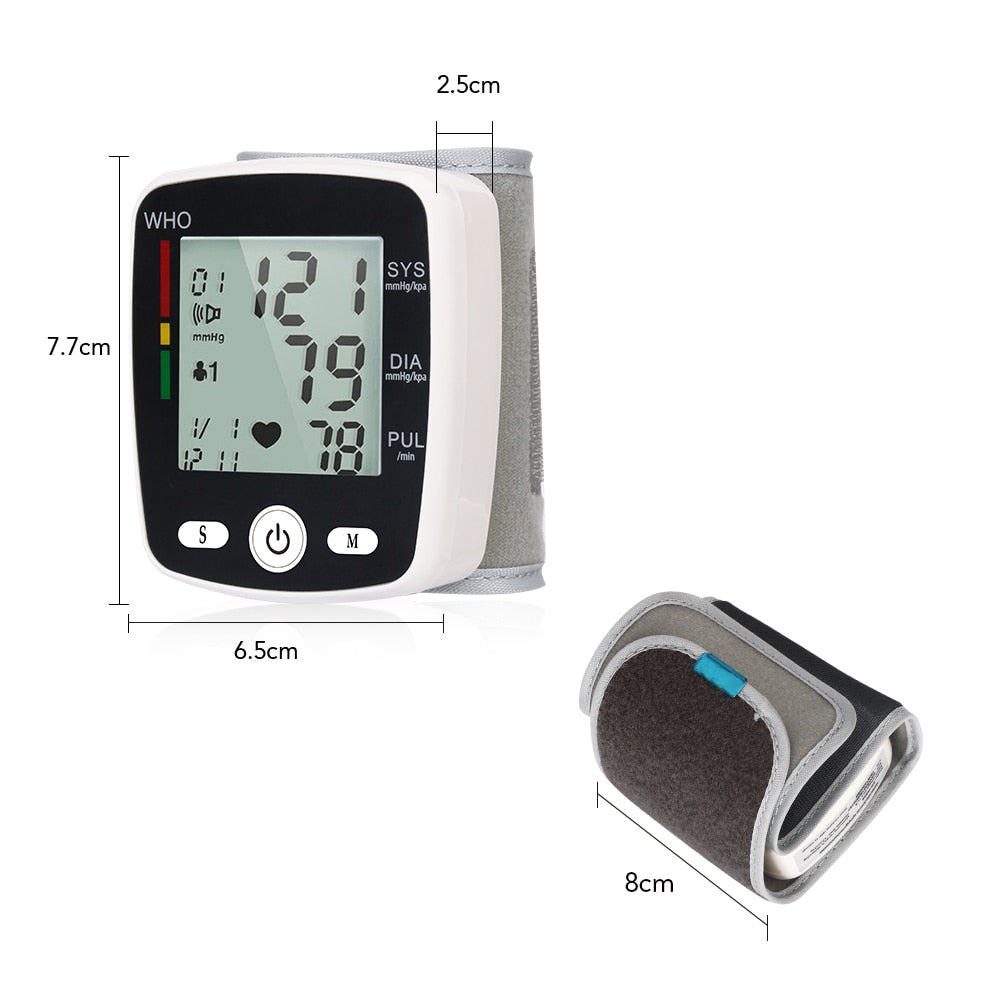 Wrist Blood Pressure Home Monitor Cuff