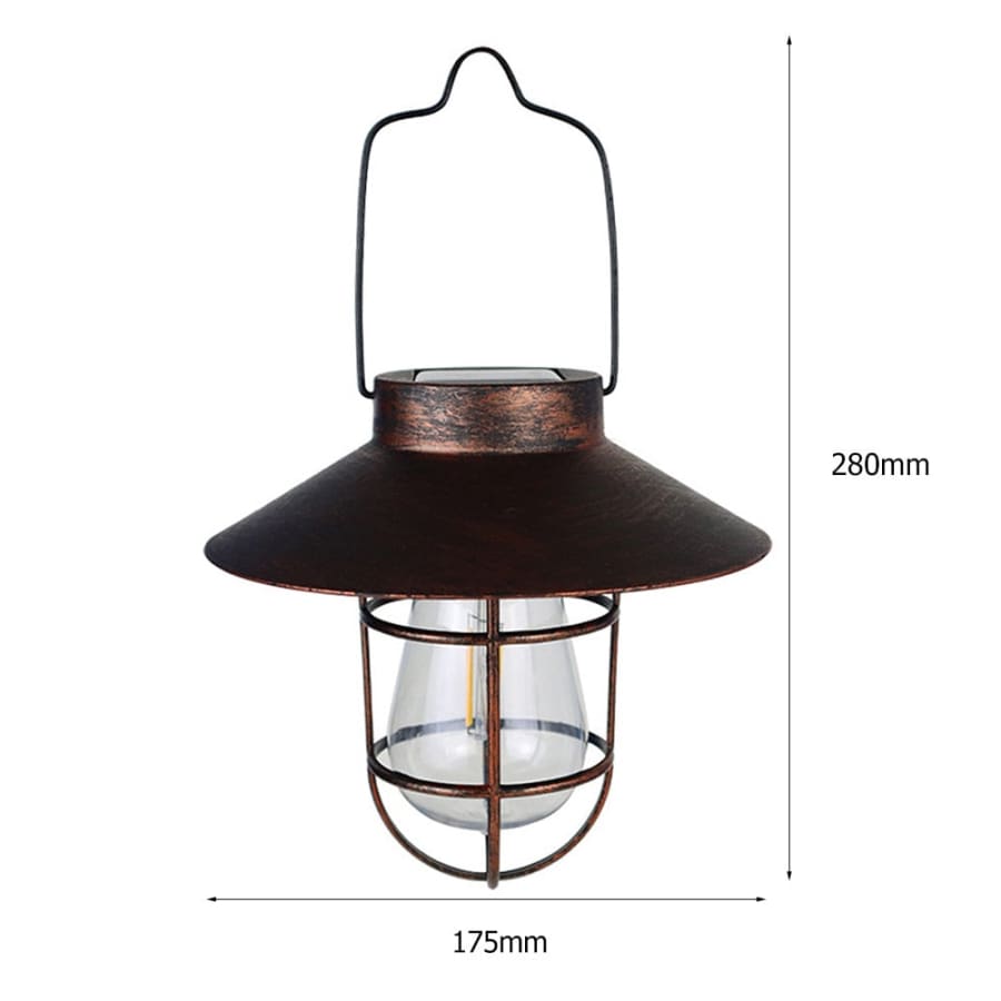 Retro Solar Lantern for Garden