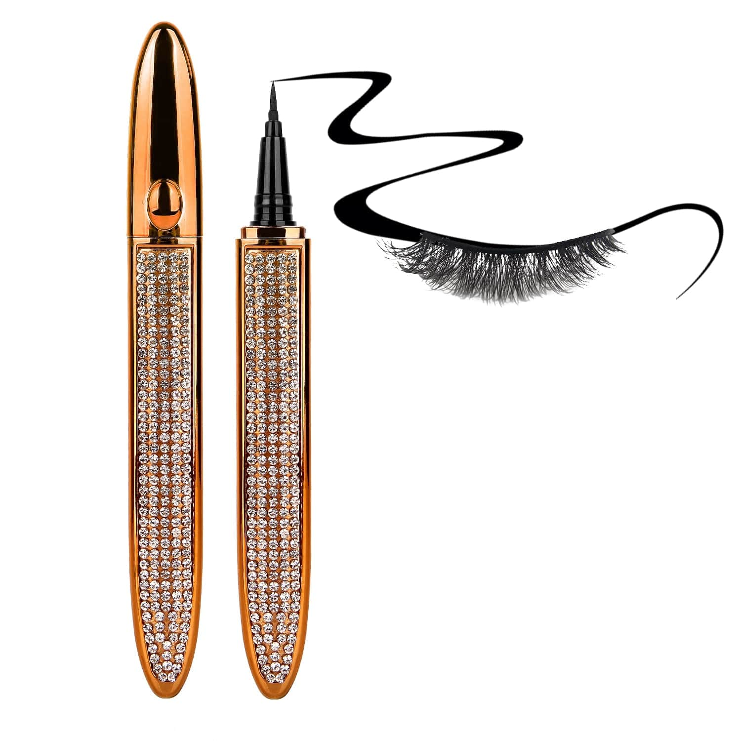 Magic Long-Lasting Eyelash Adhesive and Eyeliner Foolproof Application Pencil
