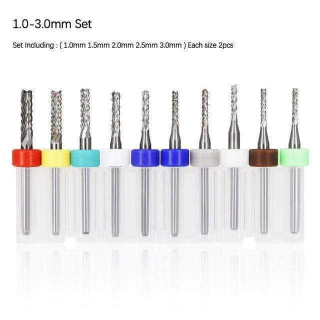 Carbide Tungsten Corn teeth Milling bits cutter for Engraving machine