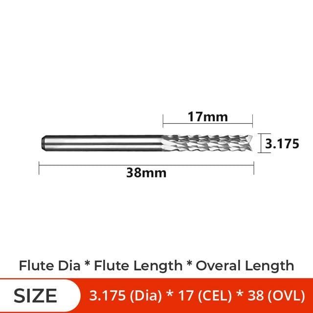 Carbide Tungsten Corn teeth Milling bits cutter for Engraving machine