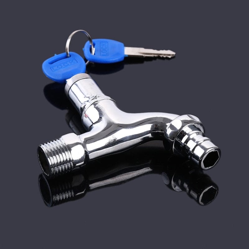 Water Faucet Tap with Key Lock