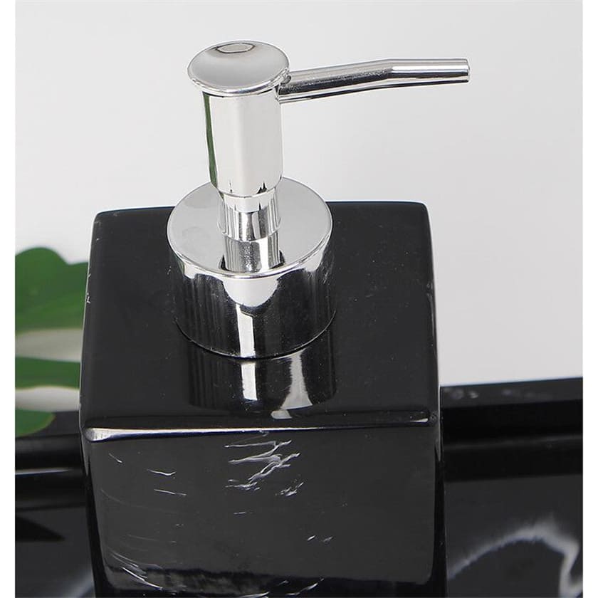 Soap Dispenser Toothbrush Holder Marble Set