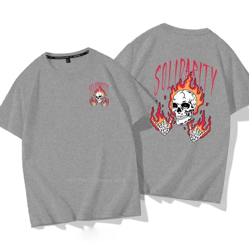 Skull Summer Harajuku Streetwear Tee