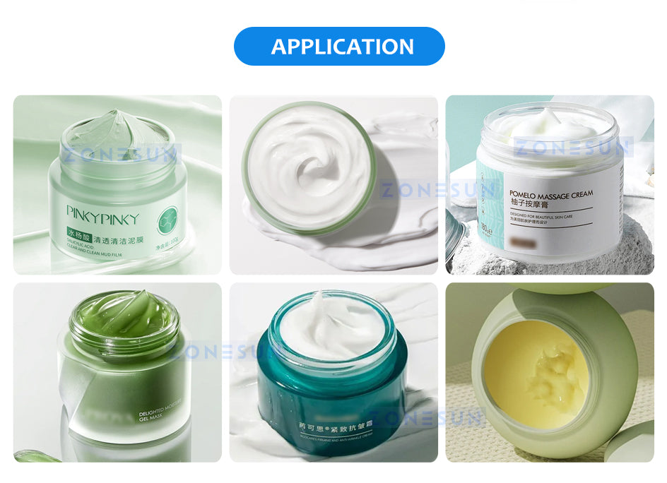 Zonesun ZS-YT1T-1PX Servo Piston Filler Applications