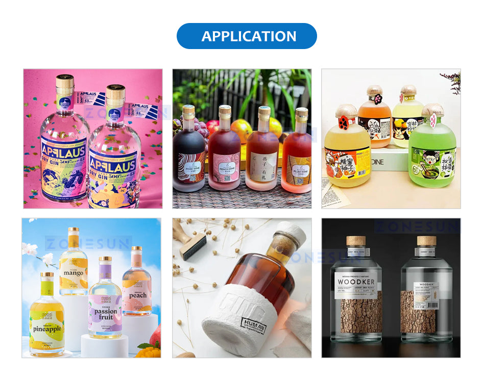 Zonesun ZS-XG440K Automatic Corking Machine Applications