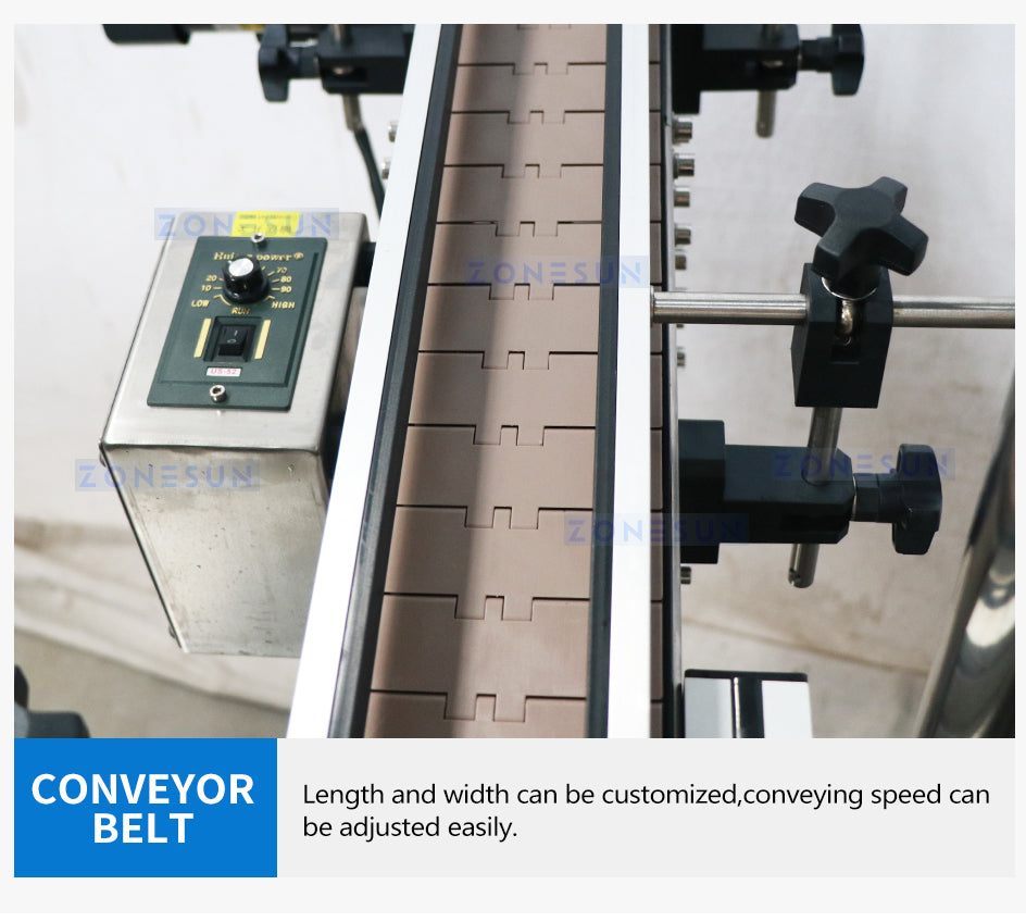 Zonesun ZS-YT1T-1PX Servo Piston Filler Conveyor