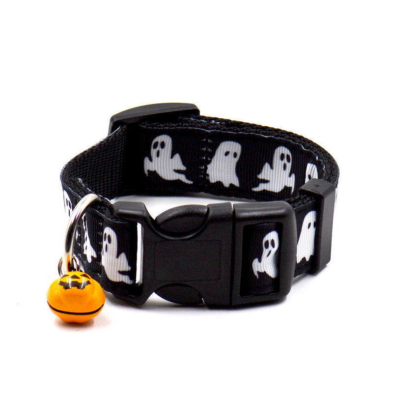 Halloween Spooky Ghost Dog Collar