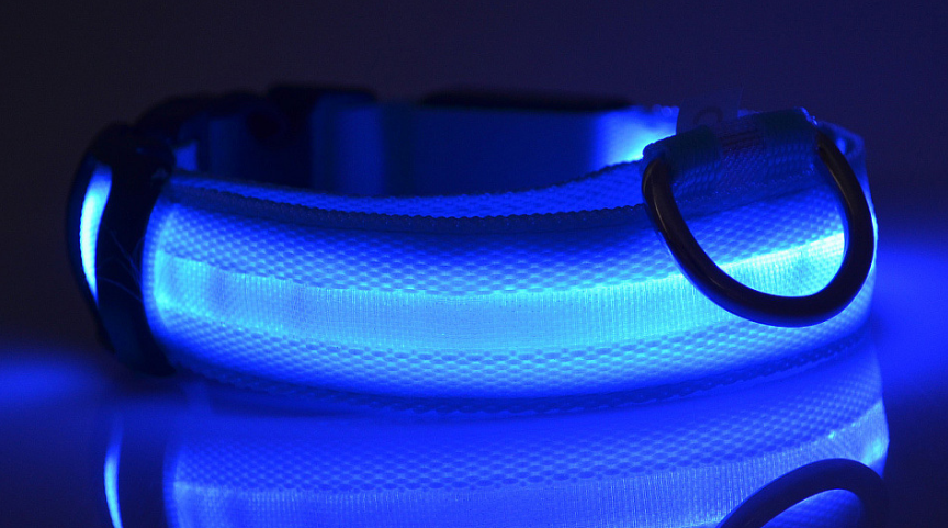 Nylon LED Pet Dog Luminous Collar