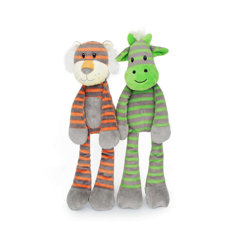 Kuscheltiere der Löwen- und Zebrafreunde