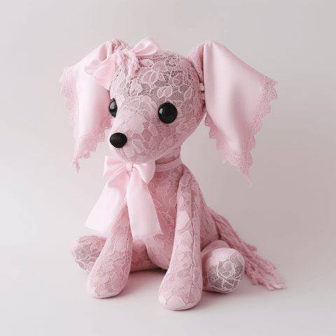 Pink Beagle Stuffed Animal