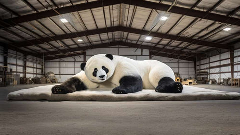 größter virtueller ausgestopfter Panda
