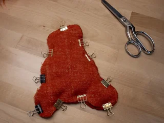 how to make stuffed animal step 1 cut stitches