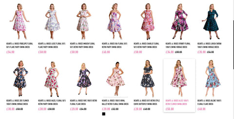 roroxboutique webpage showcase