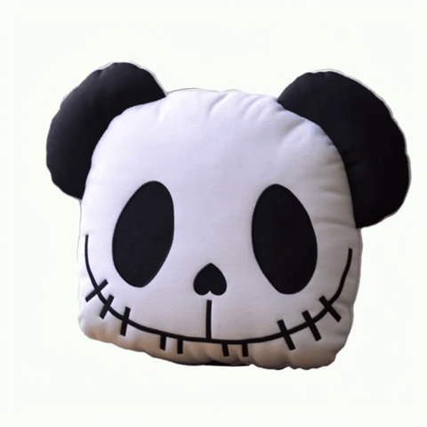 White And Black Panda Head Pillow Stuffed Animal