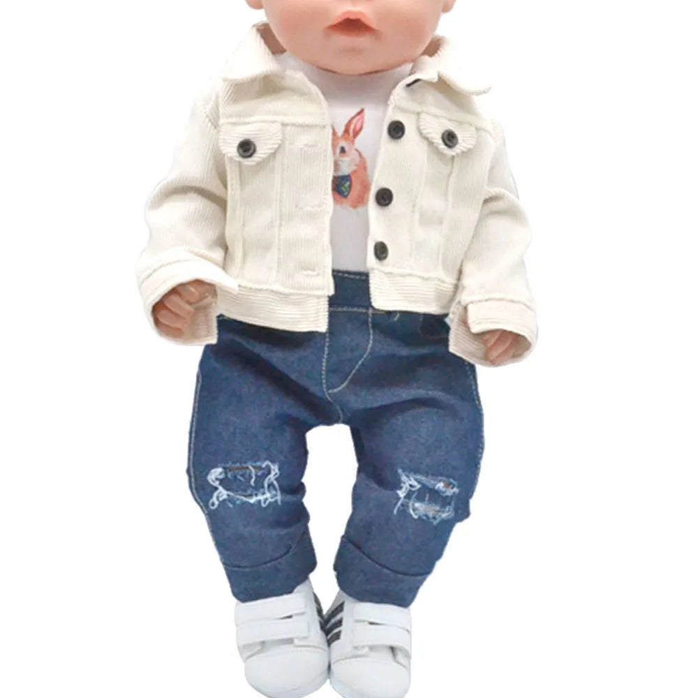 New Styles Doll Clothes and Jackets for 43cm New Born and American Dolls