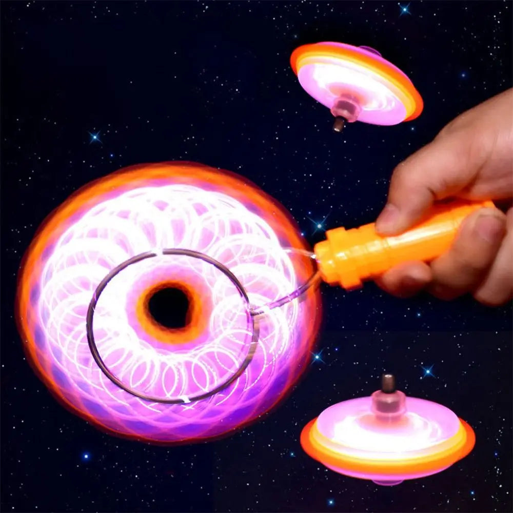 Glowing Luminous Magnetic Gyro with LED Lights - Creative Spinning Top