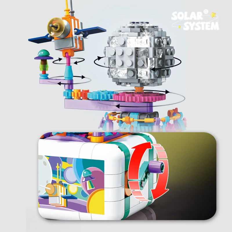 Building Blocks Solar System Model with 300 Pieces