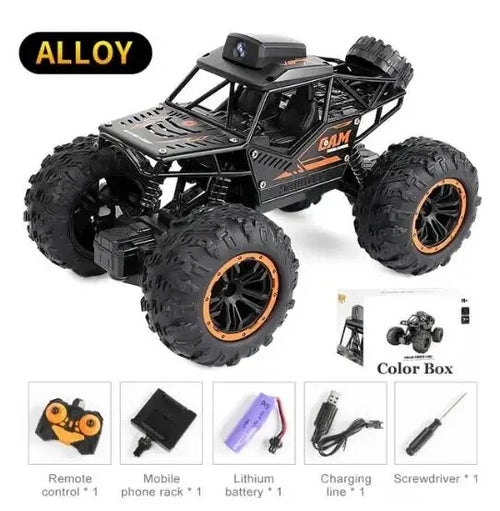 Off-Road Remote Control Car with HD 720P WIFI FPV Camera and Stunt Capabilities