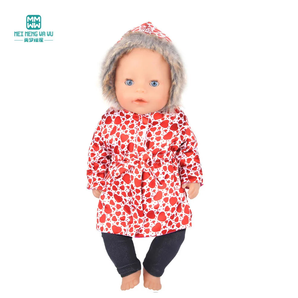 Doll Clothes Set for 43-45cm Newborn Toy Accessories in Boy Fashion