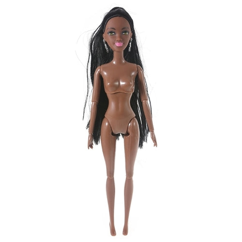 African Doll with Changeable Body Joints and Head, American Doll Accessories